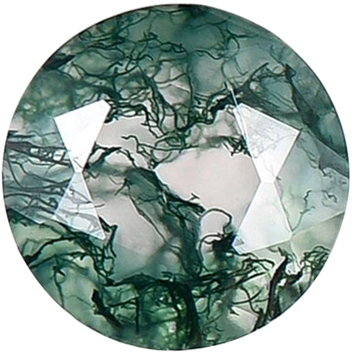 moss agate ring