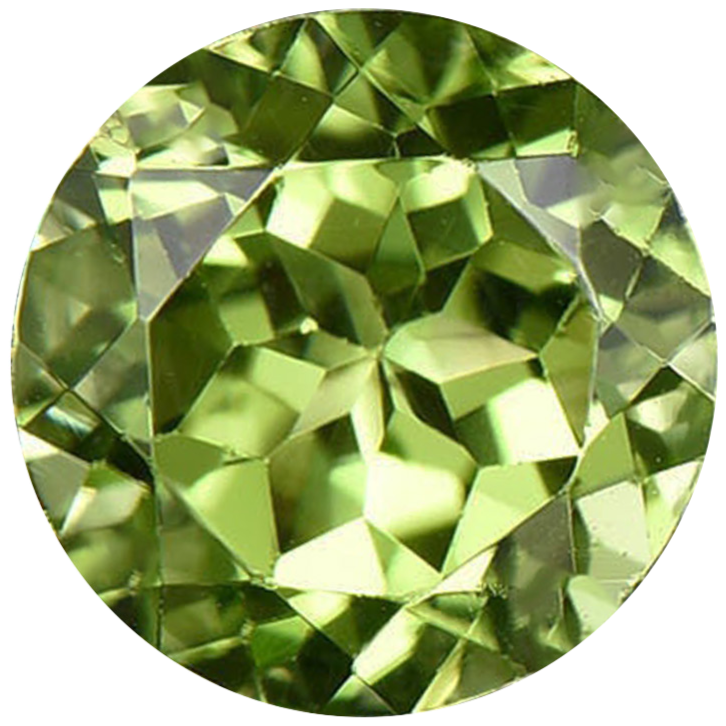 peridot engagement ring